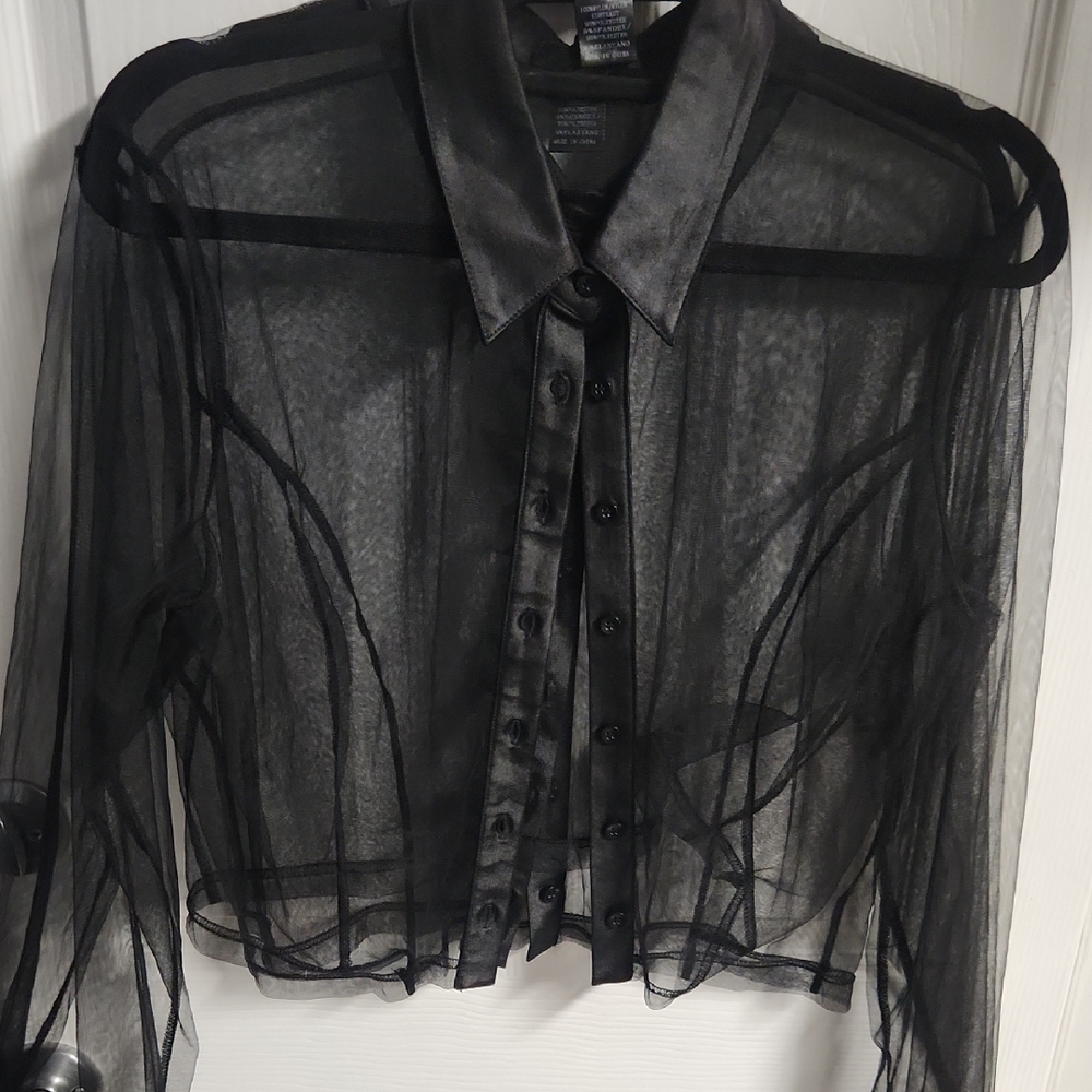 PlUS Sheer Women's Top